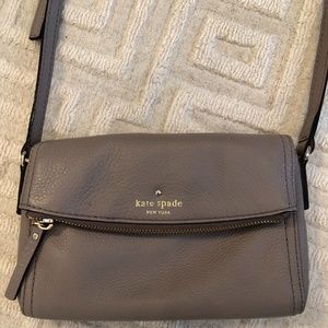 Grey Kate Spade Crossbody Handbag